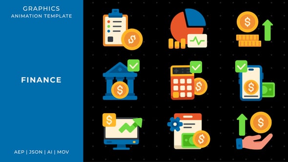 Videohive Finance | Animated Graphics After Effects Template