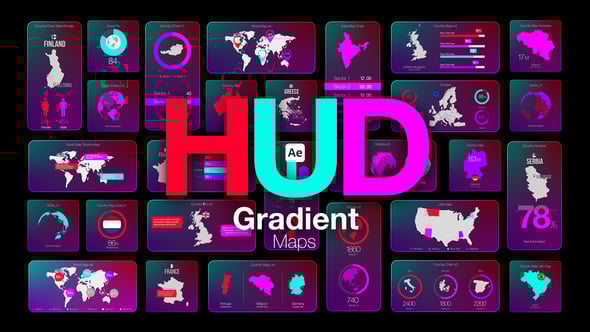 Videohive HUD Gradient Maps
