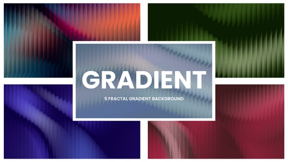 Videohive Background Fractal Glass Gradients Loop