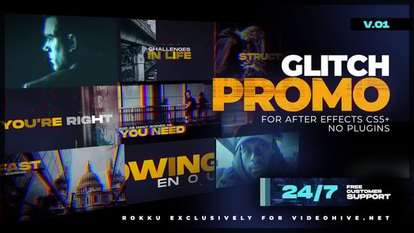 Videohive Action Trailer | Glitch Promo Titles 25832593