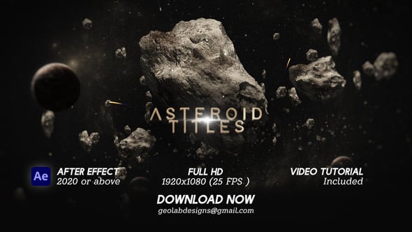 Videohive Asteroid Titles