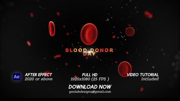 Videohive Blood Donor Day l Health Awareness Day