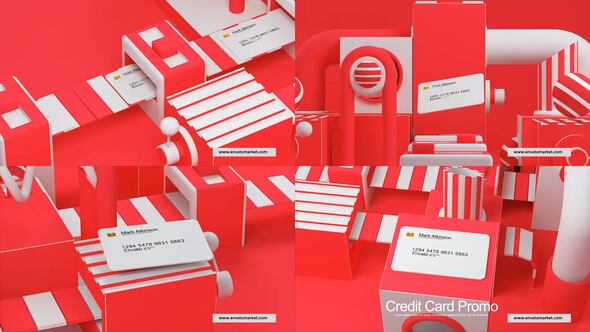 Videohive Credit Card Mockup 58243483