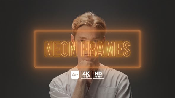 Videohive Neon Frames