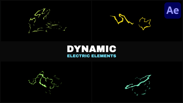 Videohive Dynamic Electric Elements | After Effects