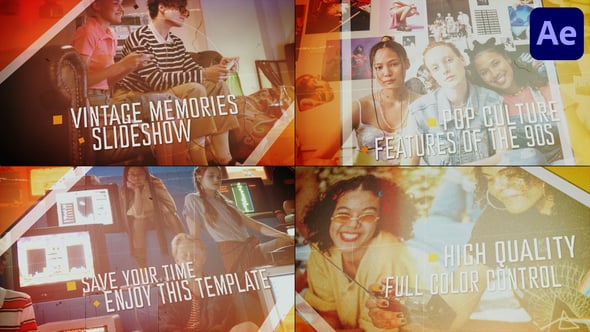 Videohive Vintage Photo Slides for After Effects 58479619