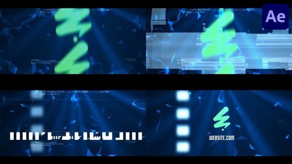 Videohive Glitch Logo Reveal for After Effects