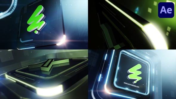 Videohive Hi Tech Logo for After Effects