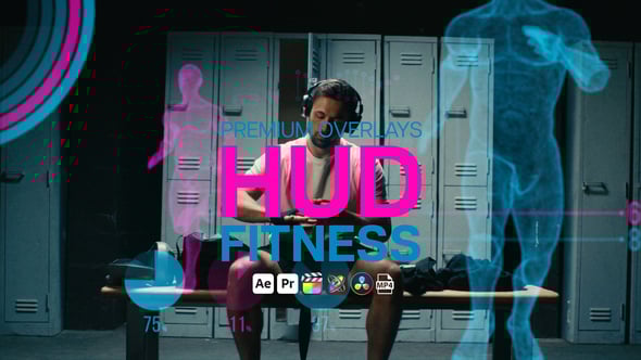 Videohive Premium Overlays HUD Fitness