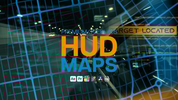 Videohive Premium Overlays HUD Maps