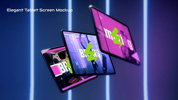 Videohive Elegant Tablet Screen Mockup
