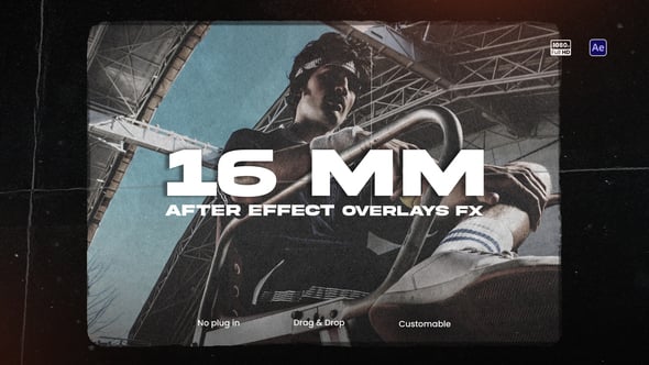 Videohive 16mm Film Overlay Effect 58526634