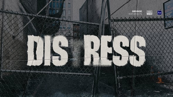 Videohive Grunge Text Animation