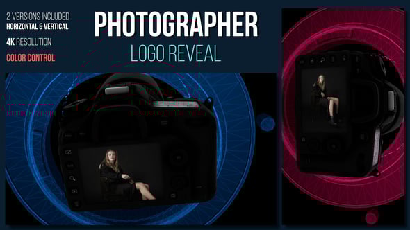Videohive Photographer Logo Reveal 58516673