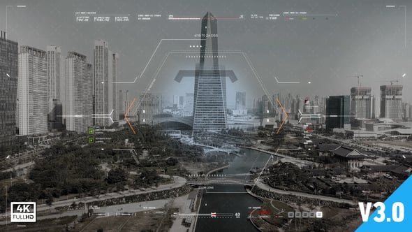 Videohive HUD Drone Sight Overlay