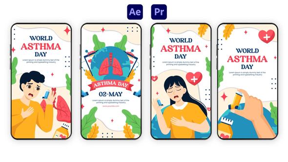 Videohive World Asthma Day Instagram Story