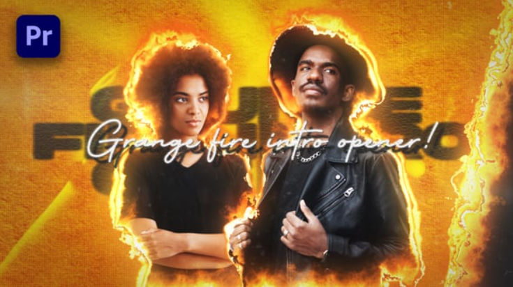 Download Grunge Fire Intro Opener | Premiere Pro – Videohive
