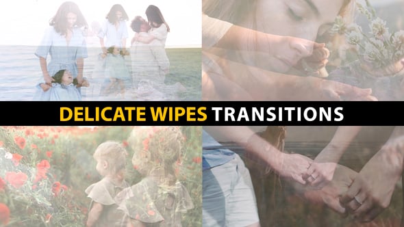 Videohive Delicate Wipes Transitions | After Effects
