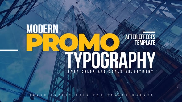 Videohive Modern Promo Typography