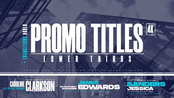 Videohive Promo Titles | Lower Thirds