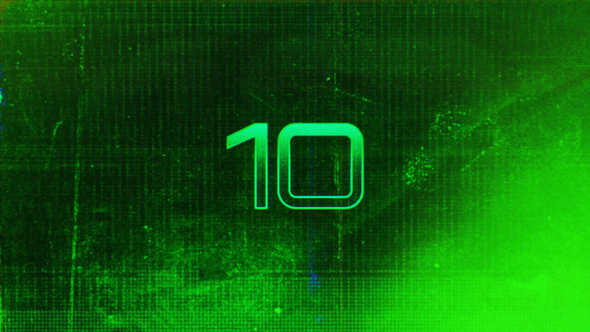 Videohive Glitched Countdown Logo