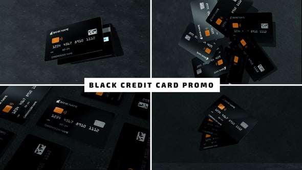 Videohive Black Credit Card Promo