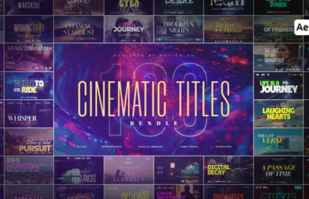 Videohive 100 Cinematic Titles Bundle