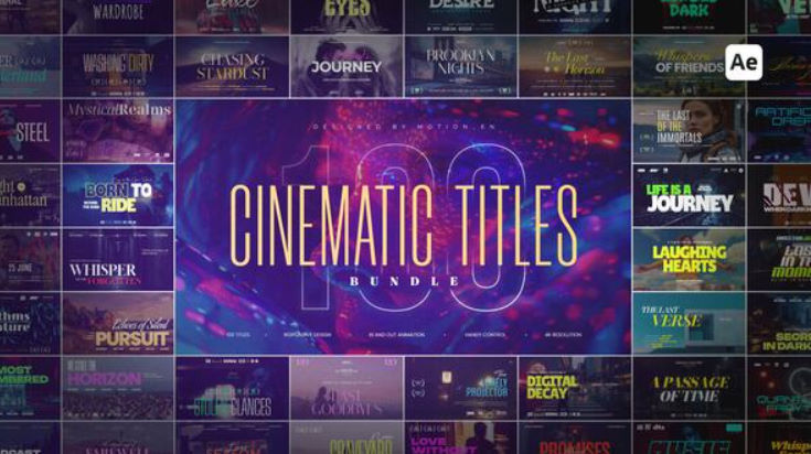 Videohive 100 Cinematic Titles Bundle