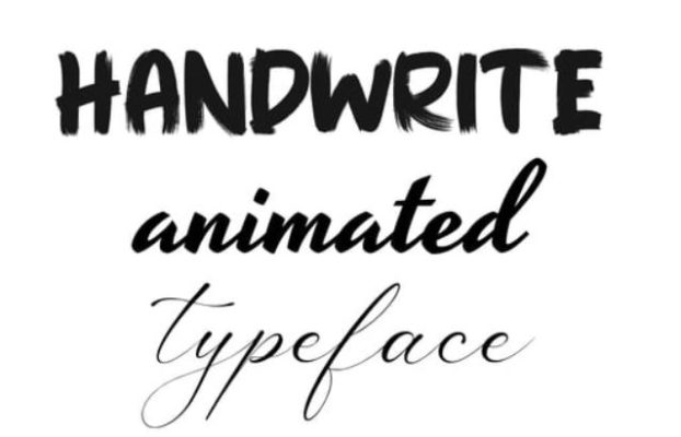 Videohive Handwrite Typeface