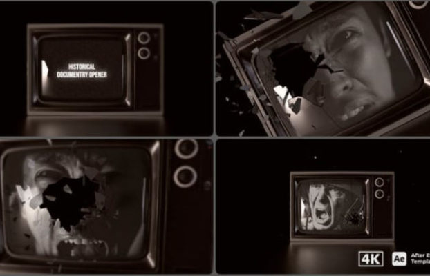 Videohive History Documentary Opener | Shatter Glass TV