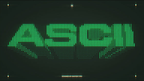 Videohive ASCII Typography