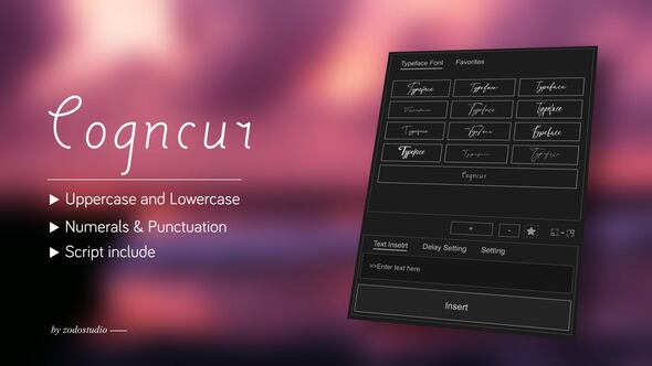 Videohive Animated Typeface – Cogncur