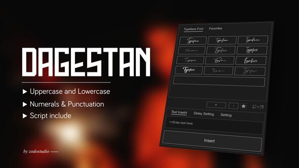 Videohive Animated Typeface – Dagestan