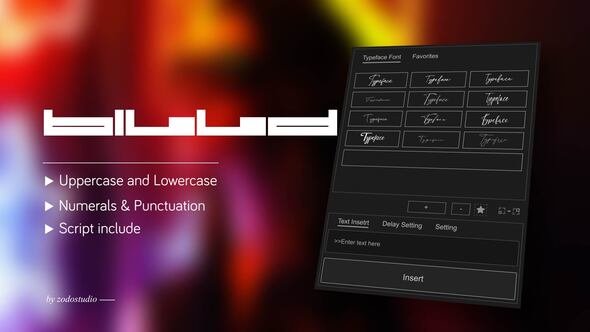 Videohive Animated Typeface – BillDing Long