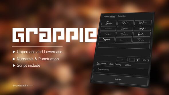 Videohive Animated Typeface – Grapple BRK