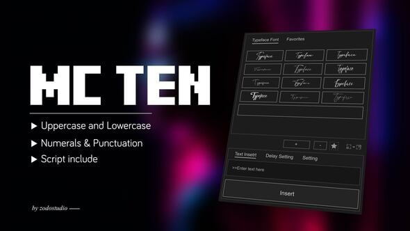 Videohive Animated Typeface – MC Ten