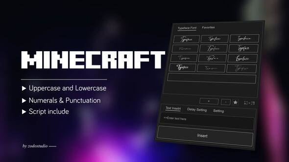 Videohive Animated Typeface – Minecraft Fifty Solid