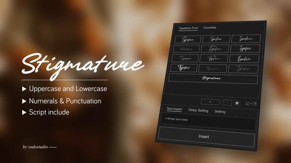 Videohive Animated Typeface – Stigmature