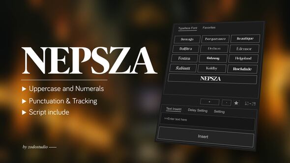 Videohive Animated Typeface – NEPSZA