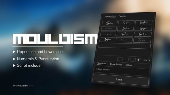 Videohive Animated Typeface – D3 Mouldism