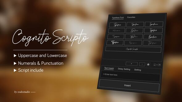 Videohive Animated Typeface – Cognito Scripto