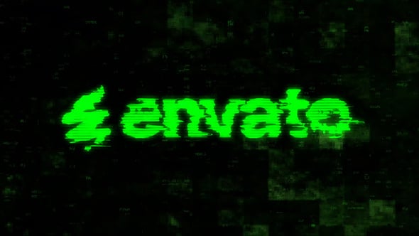 Videohive Glitch Logo Text
