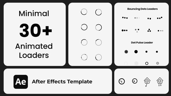 Videohive Minimal Animated Loaders
