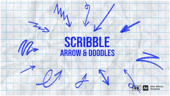 Videohive Scribble Arrows & Doodles | Hand-Drawn Animated Pack