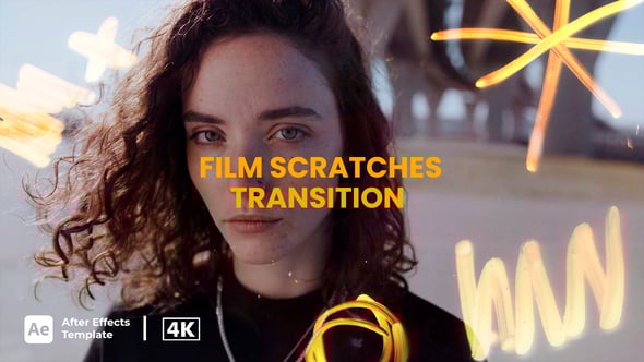 Videohive Film Scratches Transition