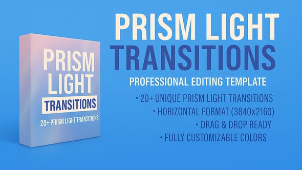 Videohive Prism Distorition Glass Transition Boundle