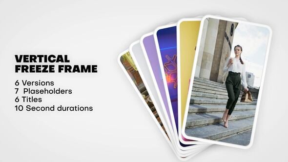 Videohive Vertical Freeze Frame