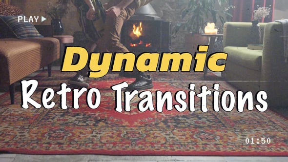 Videohive Dynamic Retro Transitions
