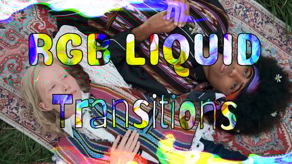 Videohive RGB Liquid Transitions