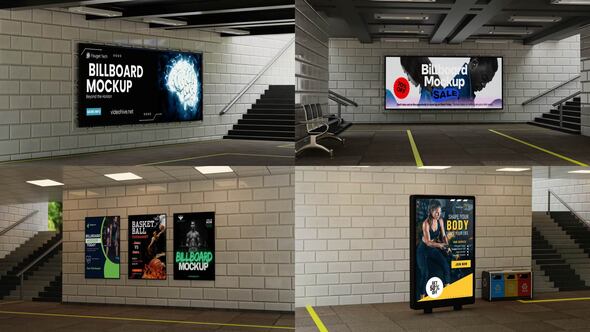 Videohive Billboard Mockups 58675126